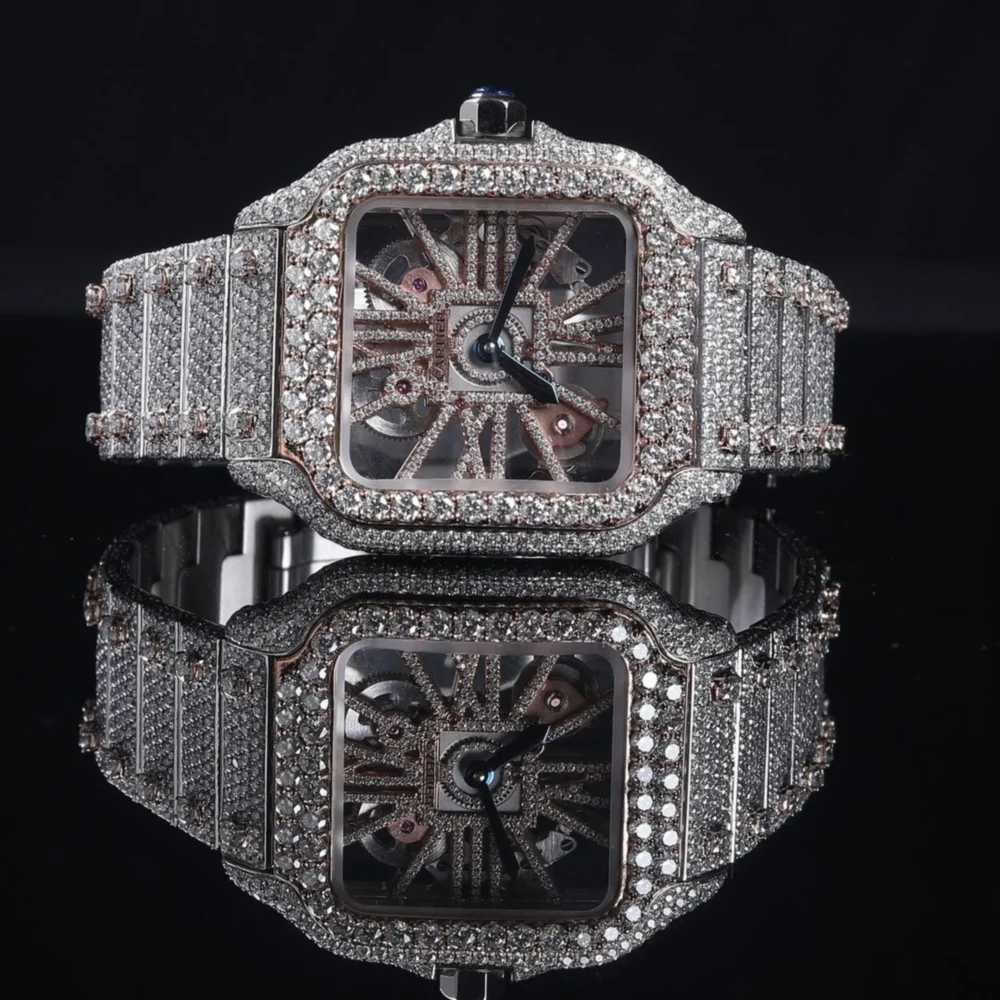 SKELETON ROSE FACE VVS MOISSANITE - Image 4