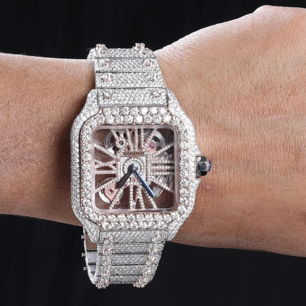SKELETON ROSE FACE VVS MOISSANITE - Image 2
