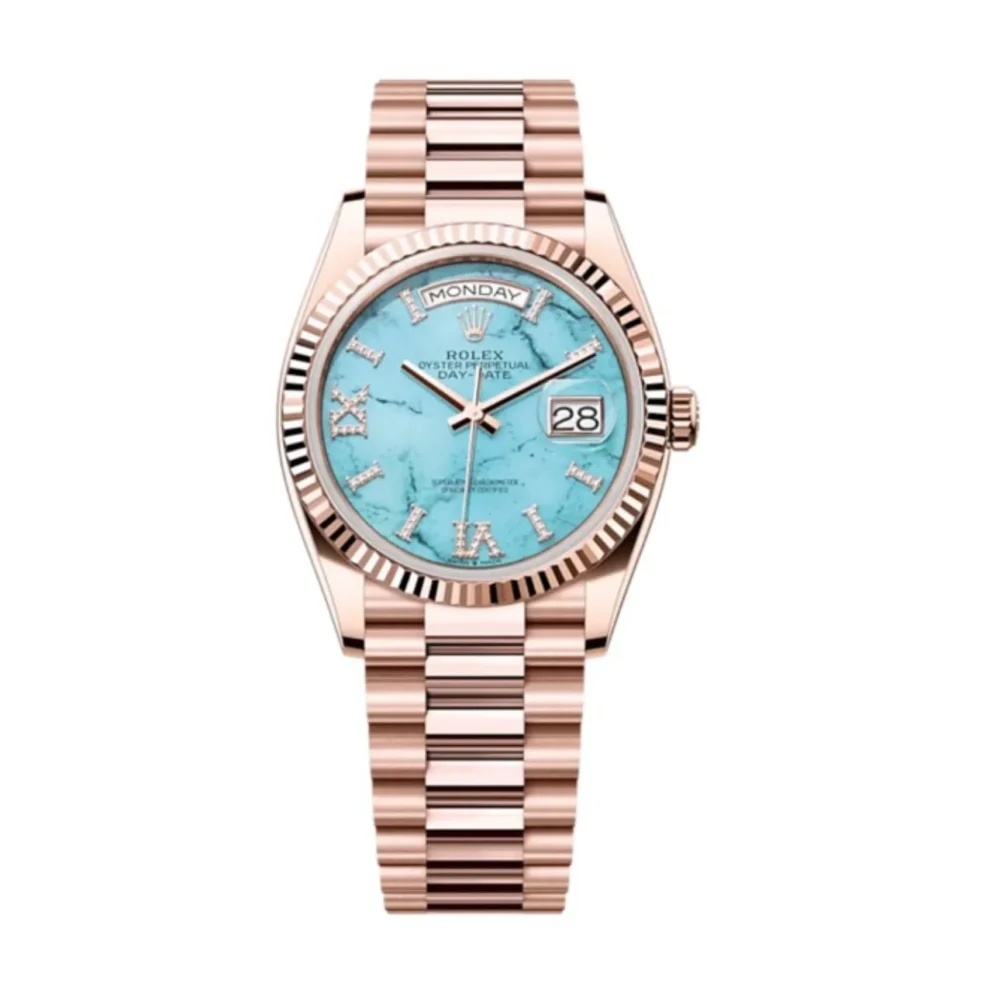 Day-Date 41 mm Turquoise Dial 128235
