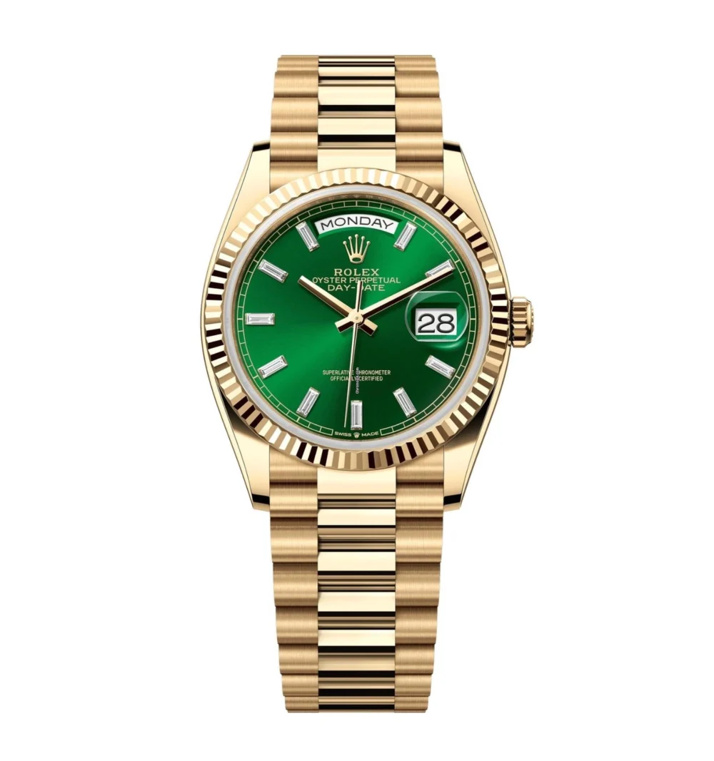Day-Date II 36mm Green Dial 128238