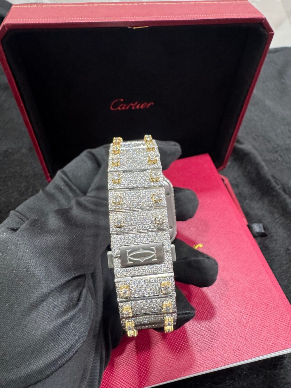 SANTOS ROSE ARABIC DIAL VVS MOISSANITE - Image 2