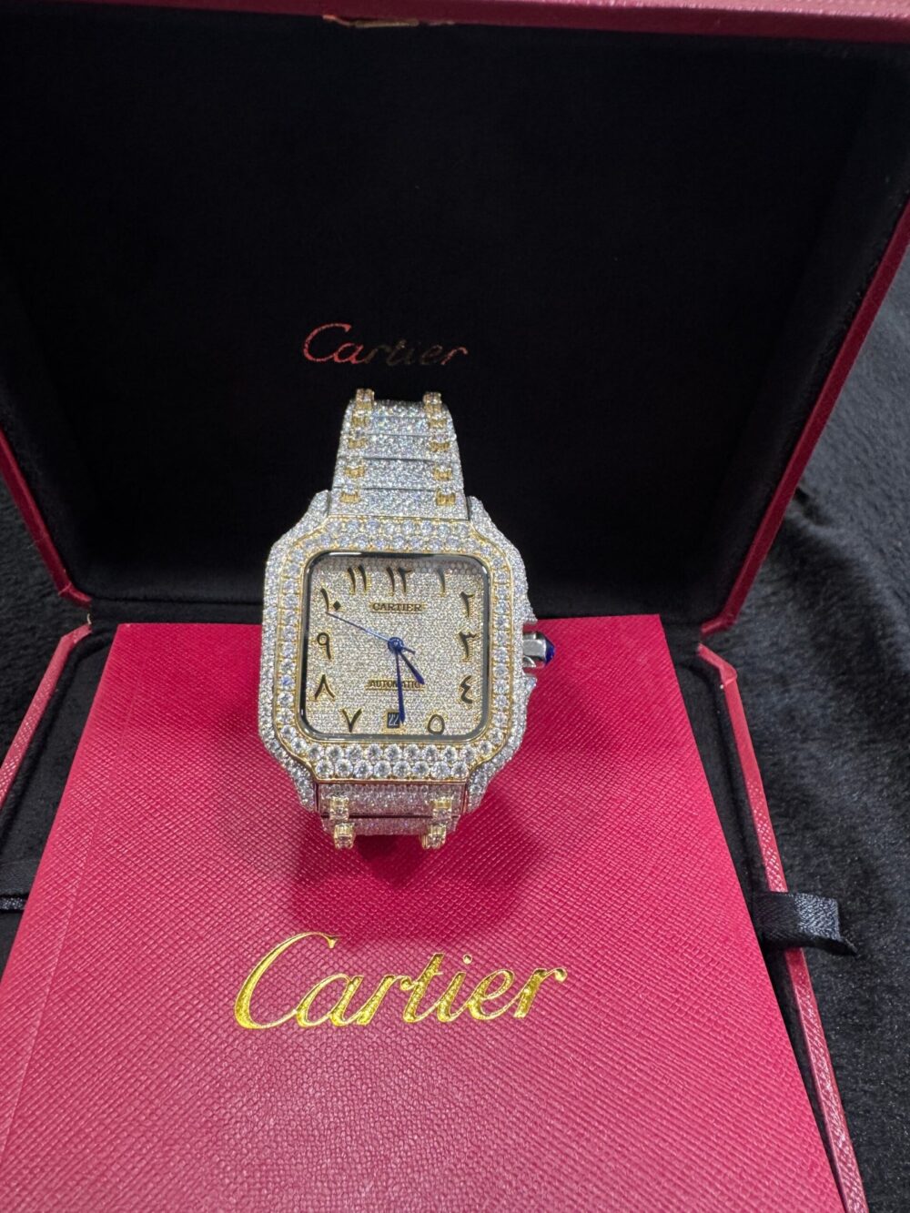 SANTOS ROSE ARABIC DIAL VVS MOISSANITE - Image 3