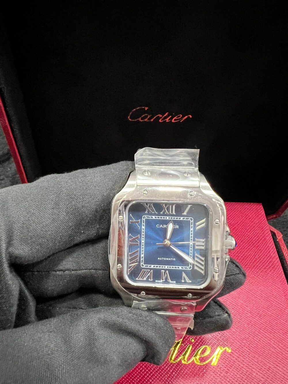 SANTOS BLUE FACE FULL SILVER