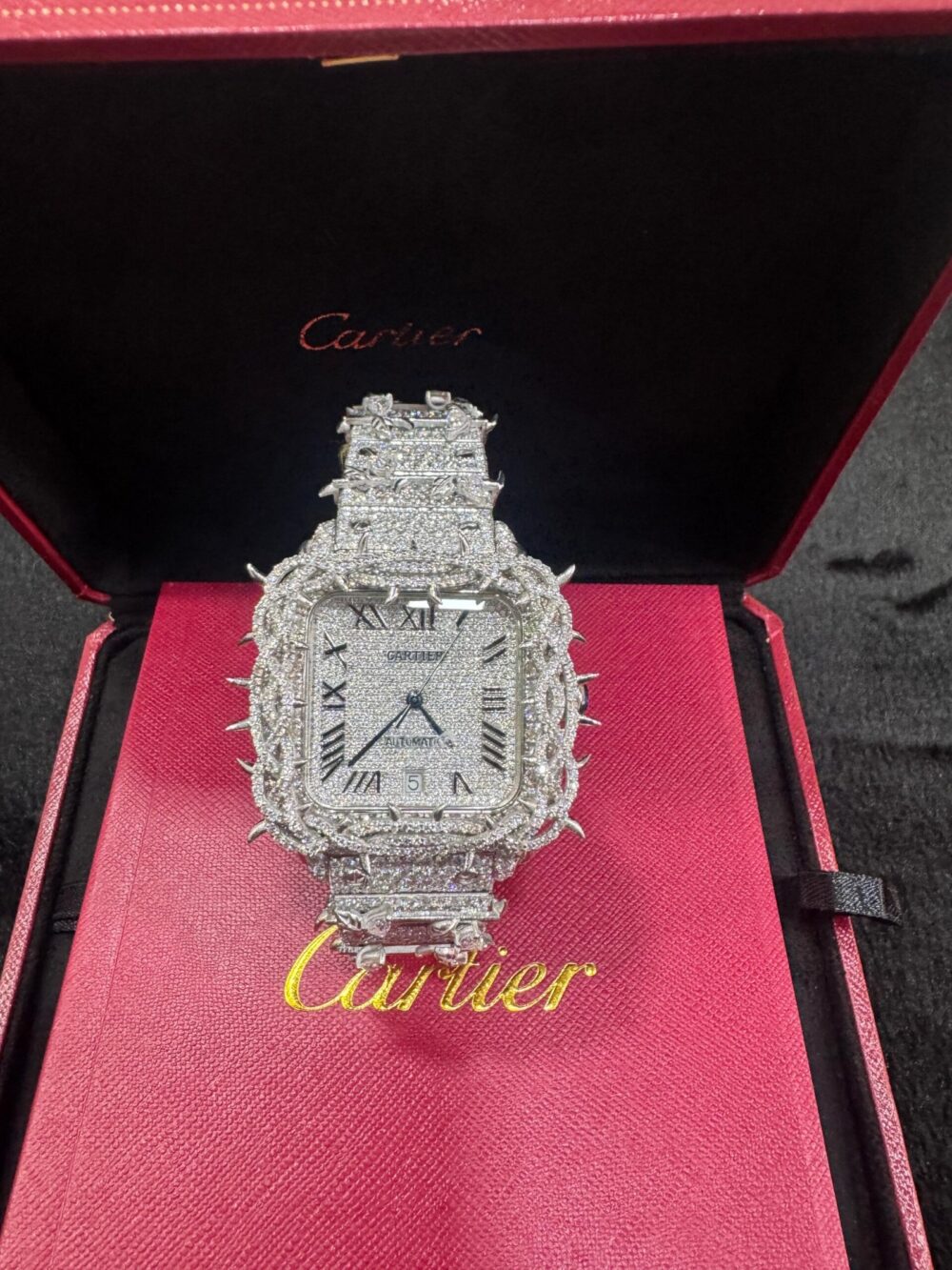 THRONE JESUS SANTOS WHITE VVS MOISSANITE - Image 4