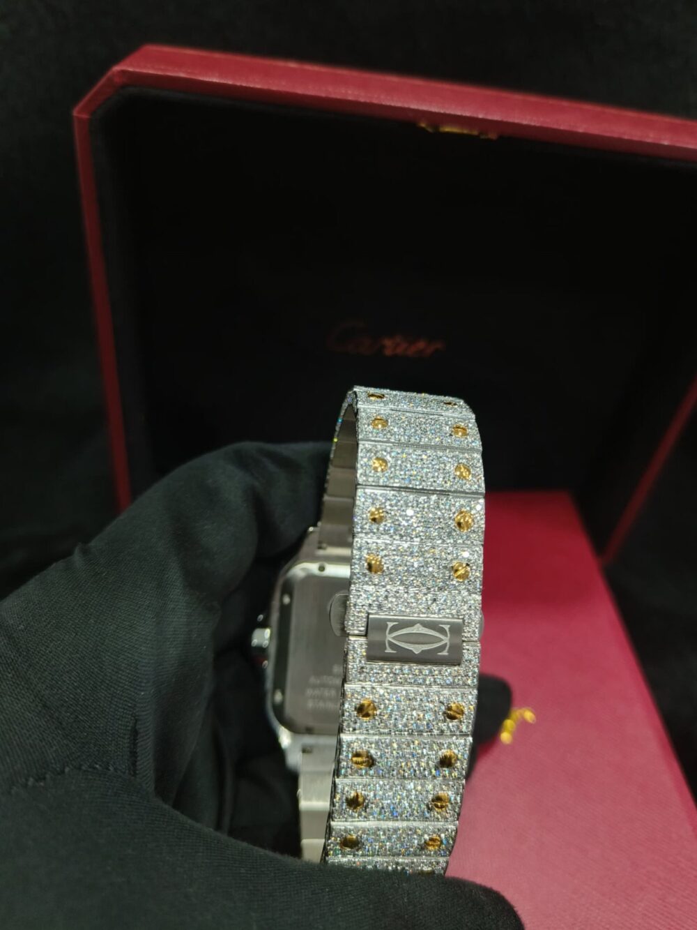 SANTOS ROMAN DIAL TWO TONE VVS MOISSANITE - Image 4