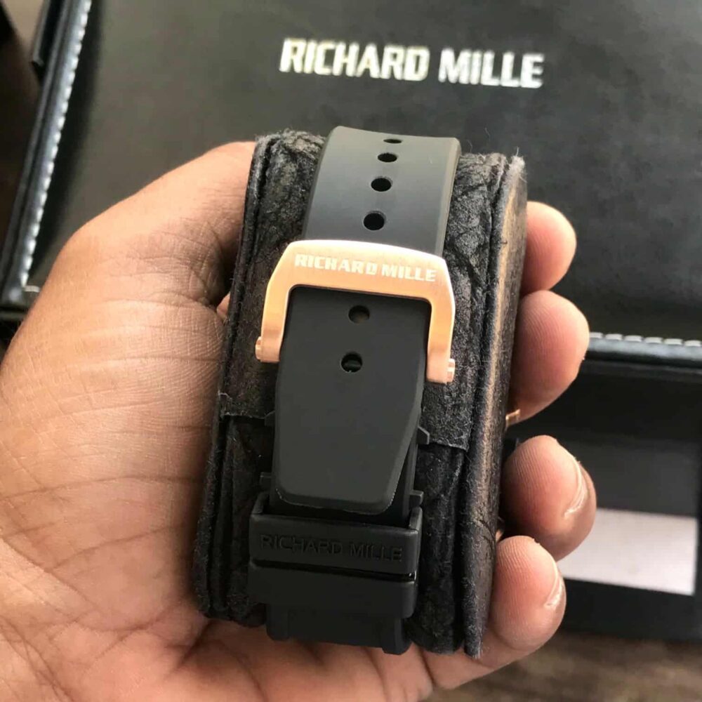 RM011-FM RoseGold Black Dial Swiss Automatic Premium - Image 2
