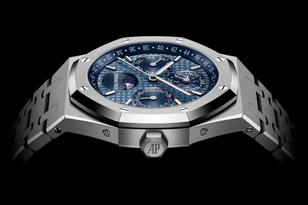 Perpetual Calendar Open Worked Silver Blue Dial Automatic - Image 3