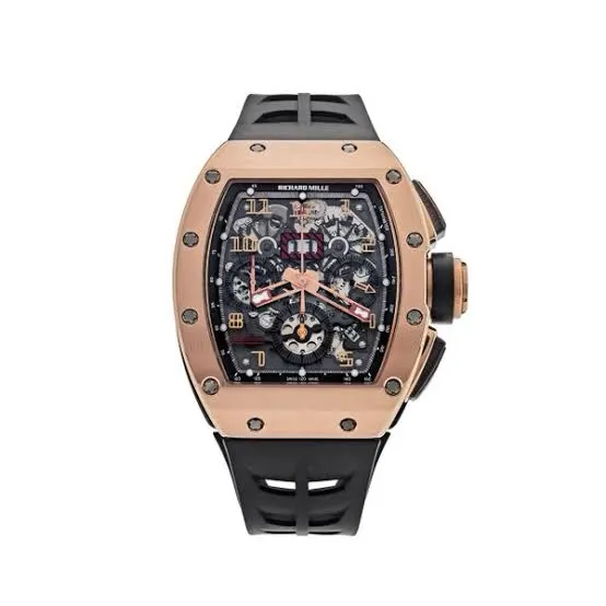 RM011-FM RoseGold Black Dial Swiss Automatic Premium
