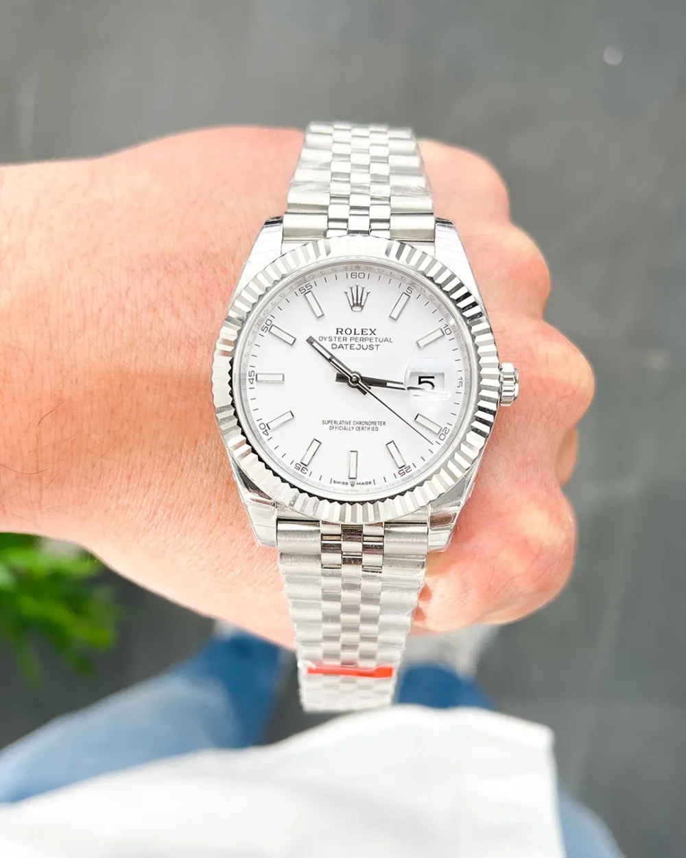 Datejust 41mm White Dial 126334 Jubilee Flutted - Image 5