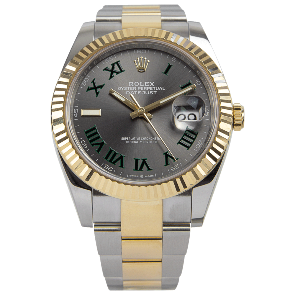 Datejust II 41mm Rhodium Dial 126333 “Wimbledon” Two-Tone Oyster - Image 2
