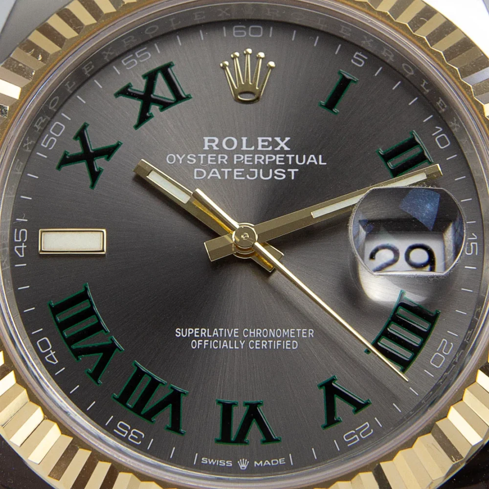 Datejust II 41mm Rhodium Dial 126333 “Wimbledon” Two-Tone Oyster - Image 6