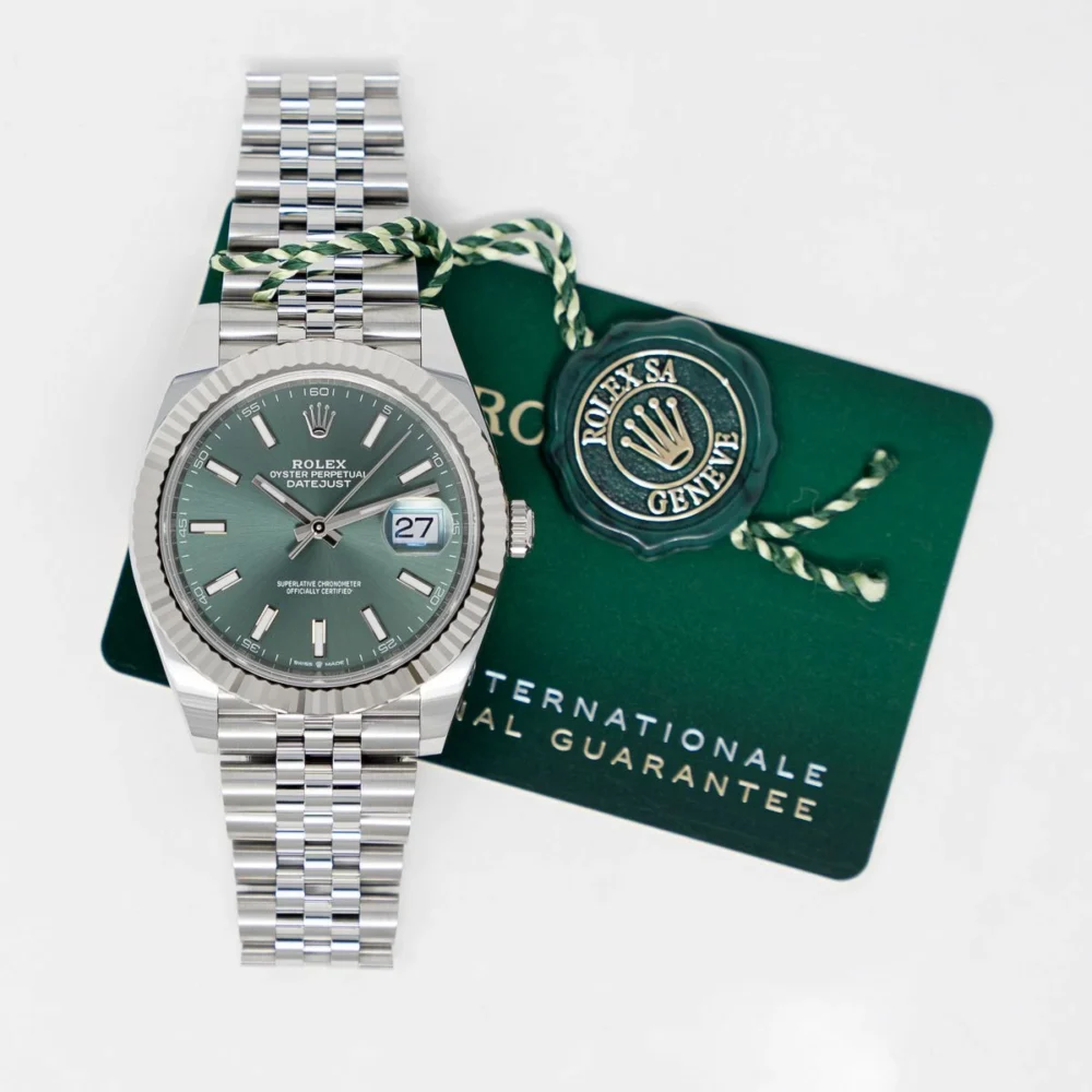 Datejust 41mm Green Dial 126334 Jubilee - Image 6